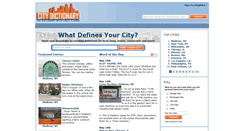 Desktop Screenshot of citydictionary.com